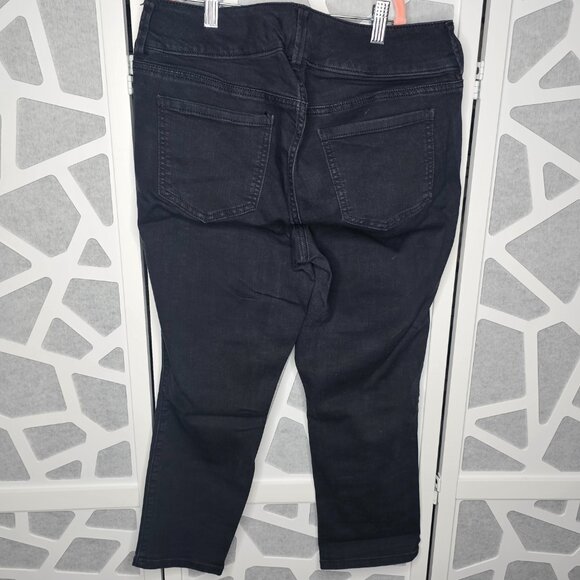 Torrid Womens Jeans Ankle Skinny Denim Black Mid Rise Size 12 - Picture 4 of 6